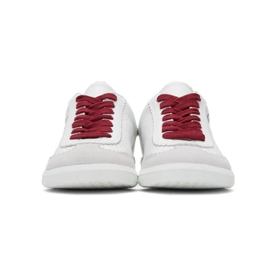 Shop Isabel Marant White Bryce Street Tag Sneakers