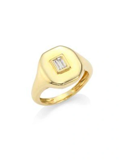 Shop Shay Diamond & 18k Yellow Gold Pinky Ring