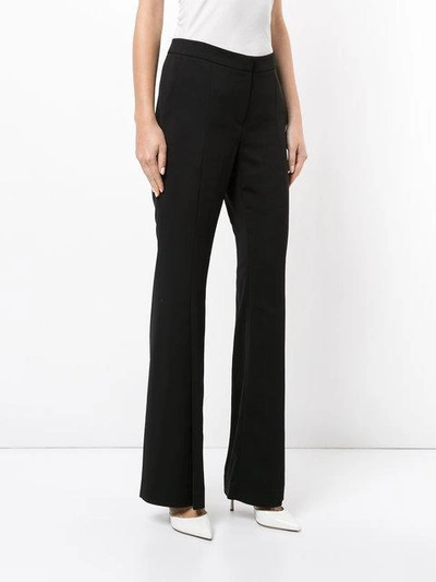 Shop Goen J Wide-leg Pleated Trousers In Black