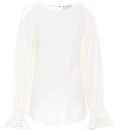 3.1 Phillip Lim / フィリップ リム Cotton-blend Top In White