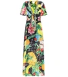 CAMILLA Floral-printed silk maxi dress