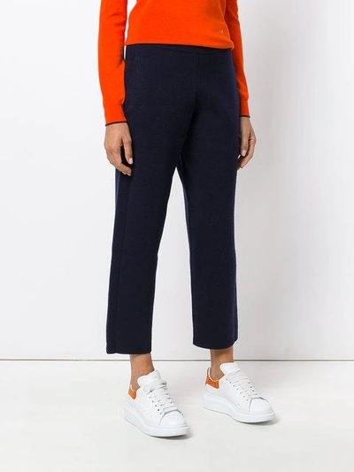 Shop Joseph Knitted Trousers - Blue