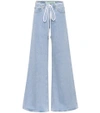 OFF-WHITE Mid-rise wide-leg jeans