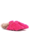GUCCI PRINCETOWN SHEARLING SLIPPERS,P00280498