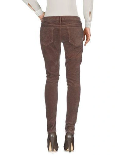 Shop Mother Casual Pants In Cocoa