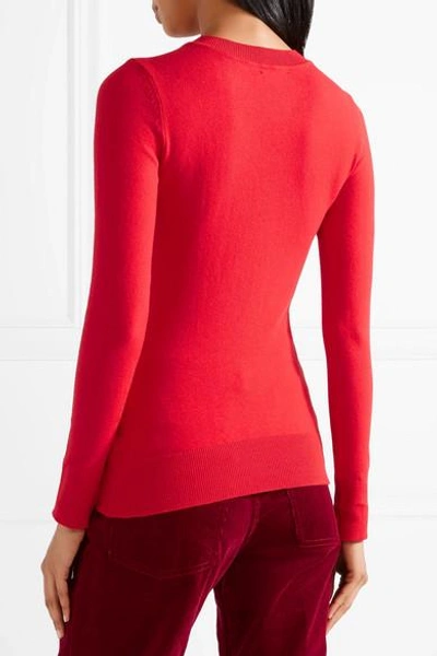 Shop Joostricot Stretch Cotton-blend Sweater