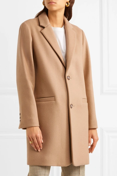 Shop Apc Carver Wool-blend Coat