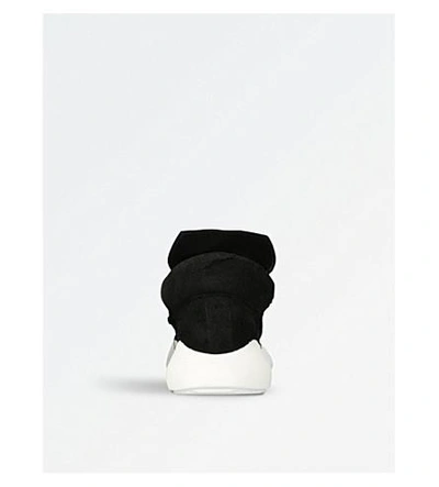 Shop Rick Owens Vicious Runner Sneakers In Blk/white