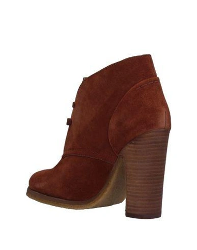 Shop See By Chloé Lace-up Shoes In Brown