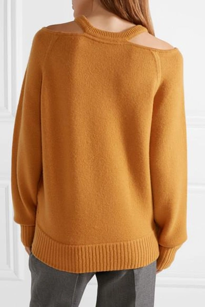Shop Jason Wu Cutout Wool-blend Sweater