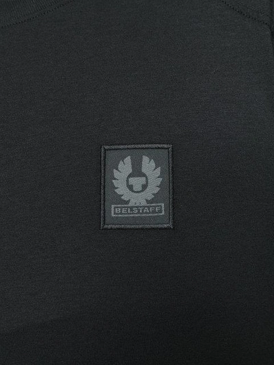 Shop Belstaff T-shirt Mit Logo-patch In Black