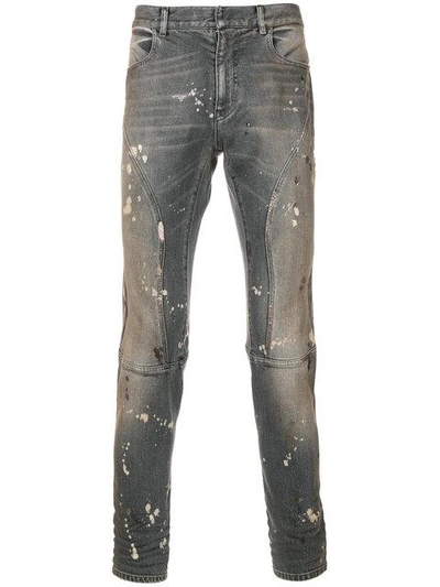 Shop Faith Connexion Distressed Skinny Jeans In Blue