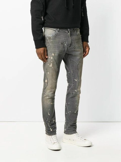 Shop Faith Connexion Distressed Skinny Jeans In Blue