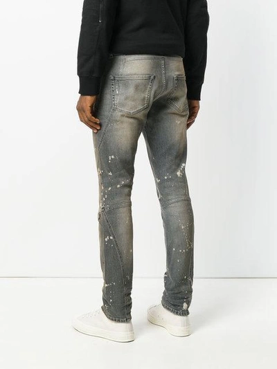 Shop Faith Connexion Distressed Skinny Jeans In Blue