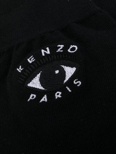 Shop Kenzo Eye Socks - Black