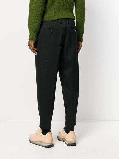 Shop Marni Cropped Pleated Trousers