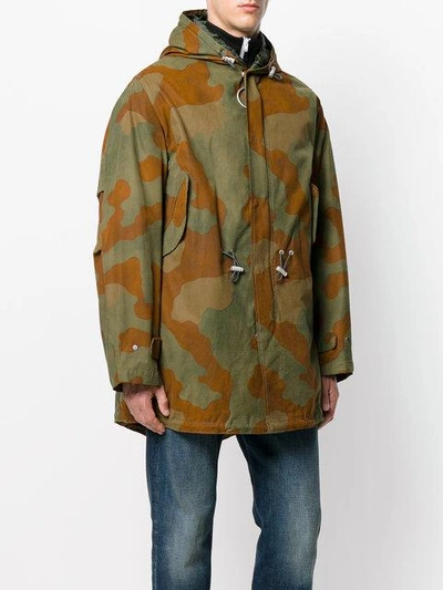 Shop Off-white Camouflage Rain Coat