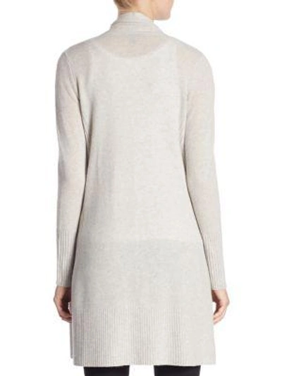 Shop Saks Fifth Avenue Collection Cashmere Duster In Dove