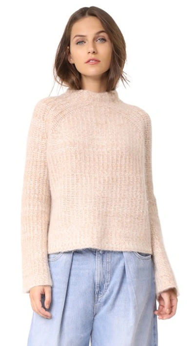 Demylee Harris Sweater In Camel/white