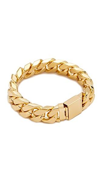Marc Jacobs Gold Double J Chain Bracelet | ModeSens