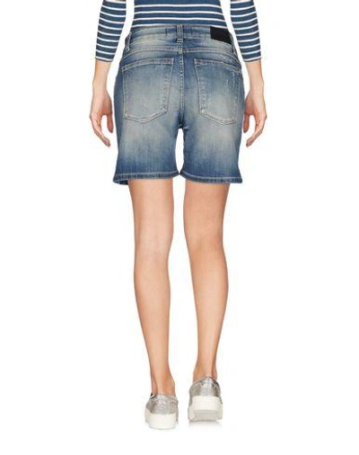 Shop Ottod'ame Denim Shorts In Blue