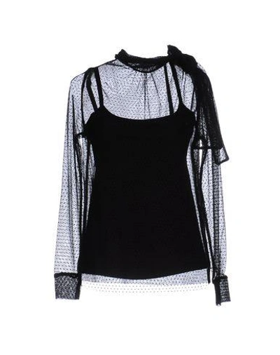 Shop Ottod'ame Blouses In Black