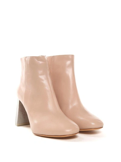 Shop Acne Studios Claudine Leather Booties In Carne