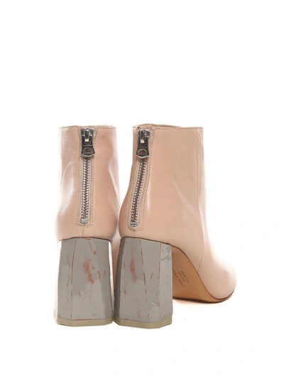 Shop Acne Studios Claudine Leather Booties In Carne