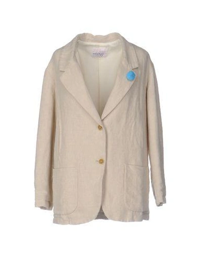 Shop Ottod'ame Blazers In Beige