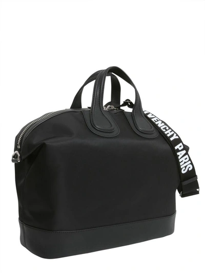 Shop Givenchy Nightingale Duffle Bag In Nero