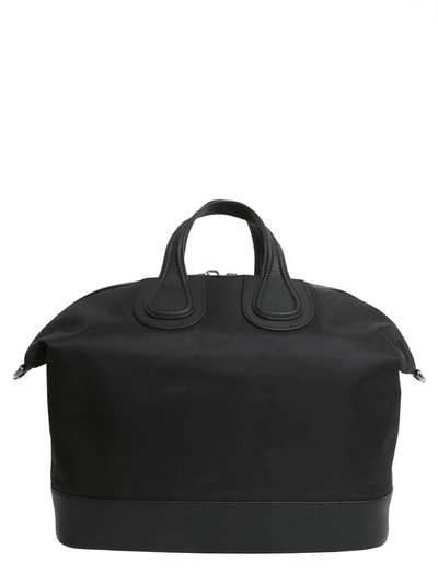 Shop Givenchy Nightingale Duffle Bag In Nero