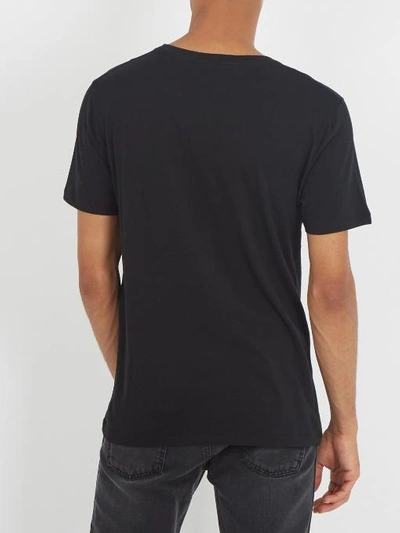 Gucci Cotton T-shirt With Embroideries In Black | ModeSens
