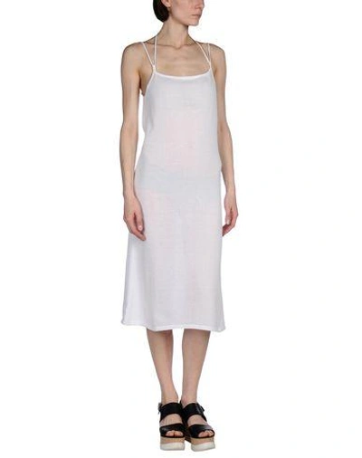 Shop Annapurna Knee-length Dress In White