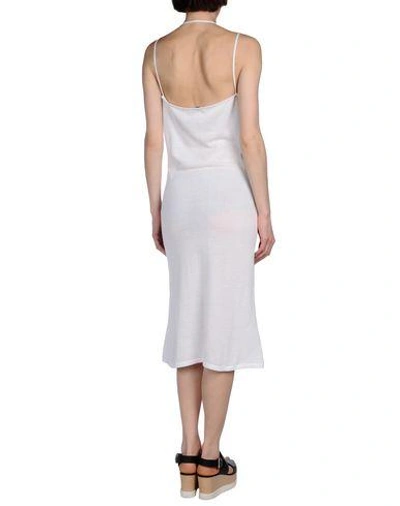 Shop Annapurna Knee-length Dress In White