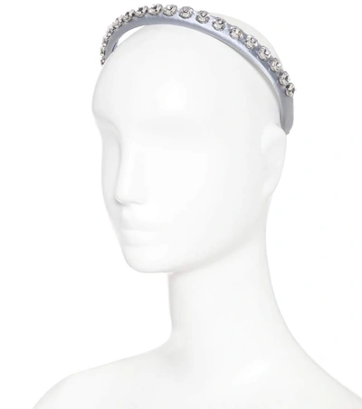 Shop Miu Miu Crystal-embellished Headband