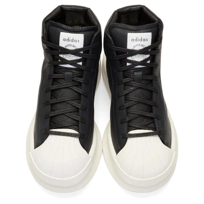 Shop Rick Owens Black Adidas Originals Edition Mastodon Sneakers