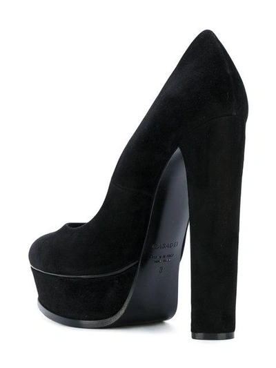 Shop Casadei Classic Platform Pumps In Black