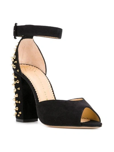 Shop Charlotte Olympia Eugenie 100 Sandals In Black