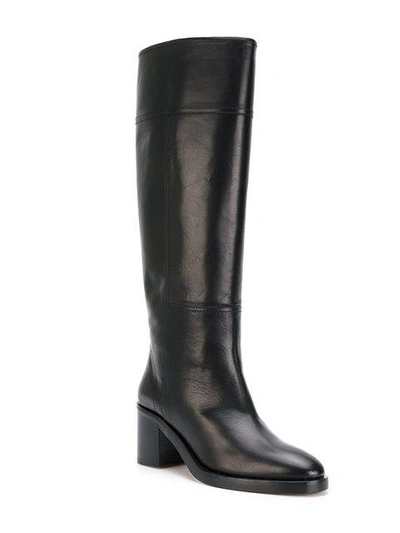 Shop Maison Margiela Knee-length Boots In Black