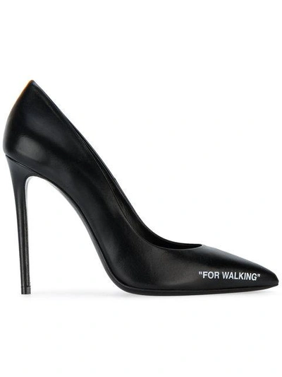 Shop Off-white Black For Walking 115 Pumps