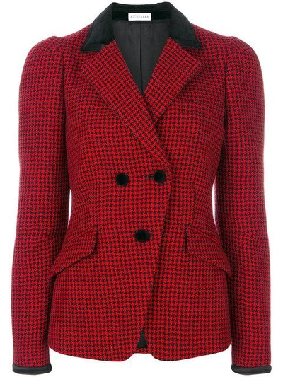 Shop Altuzarra Double Breasted Blazer - Red