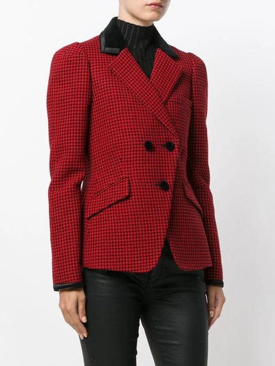 Shop Altuzarra Double Breasted Blazer - Red