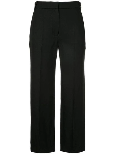 Shop Vilshenko Cropped Trousers In Black