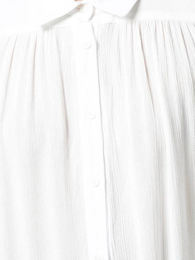 Shop Rachel Comey Pleated Long Fit Shirt