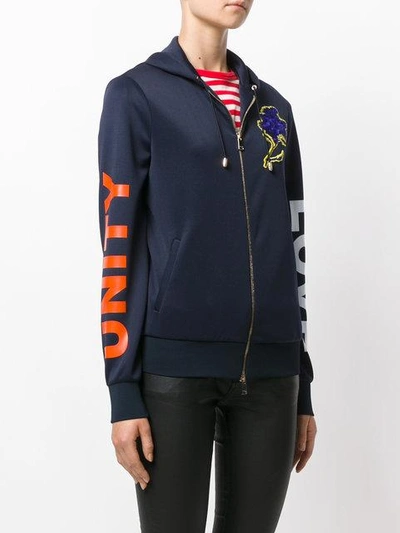 Shop Versace Love Unity Jacket - Blue