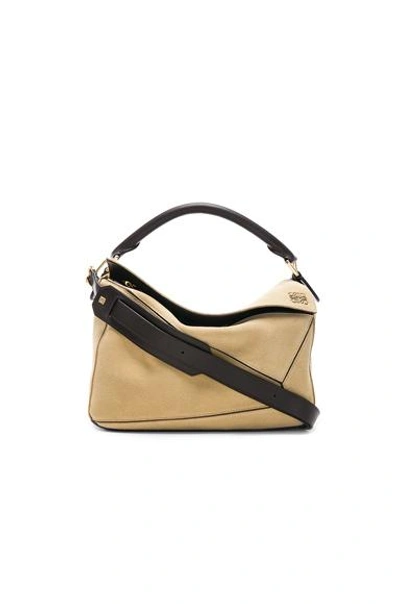 Shop Loewe Puzzle Bag In Gold