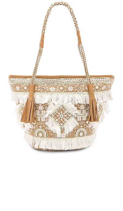 Shop Shashi Belly Tote In Natural