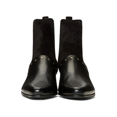 Shop Balmain Black Artemisia Chelsea Boots