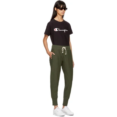 Shop Champion Green Logo Lounge Pants
