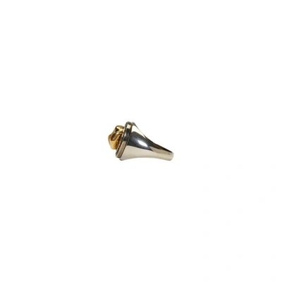 Shop Alexander Mcqueen Gold Tooth Ring In 1534 Gold